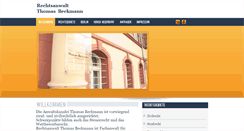 Desktop Screenshot of beckmann-recht.de